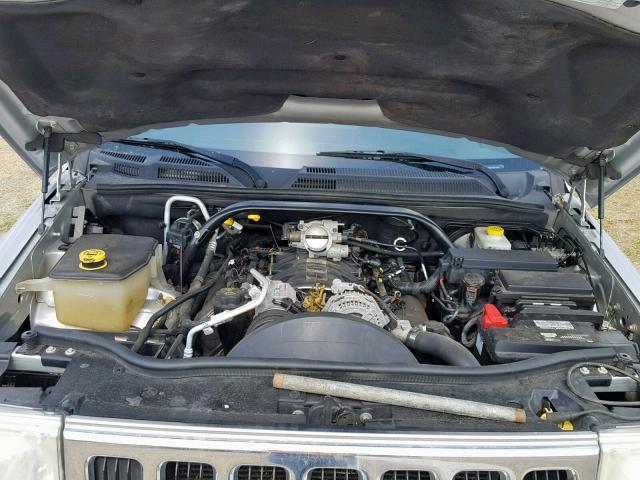 1J8HH48P97C631268 - 2007 JEEP COMMANDER SILVER photo 7