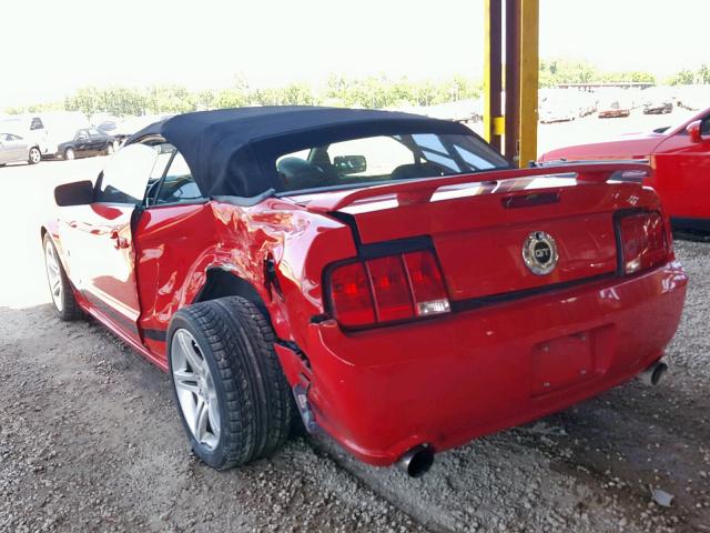 1ZVFT85H075212549 - 2007 FORD MUSTANG GT RED photo 3