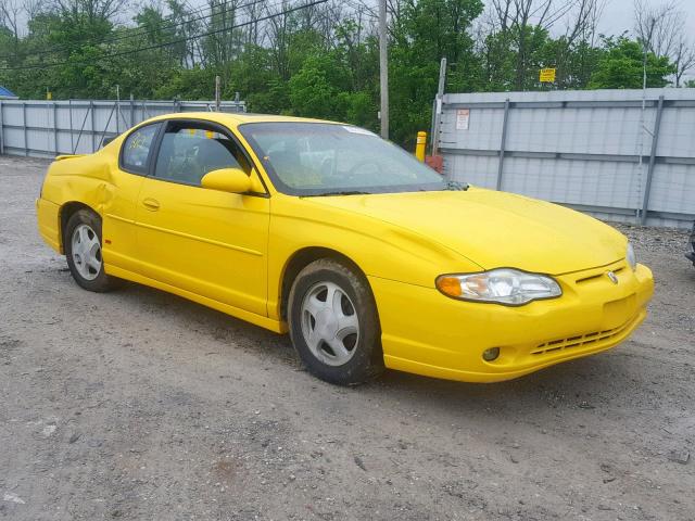 2G1WX12K149131405 - 2004 CHEVROLET MONTE CARL YELLOW photo 1