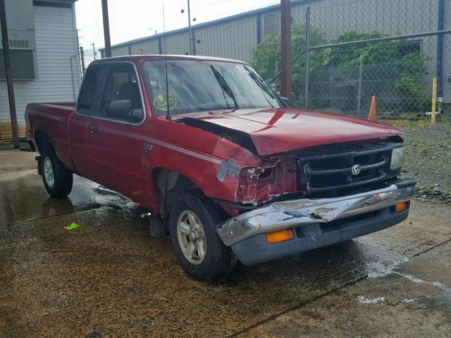 4F4CR16X8TTM14344 - 1996 MAZDA B4000 CAB RED photo 1