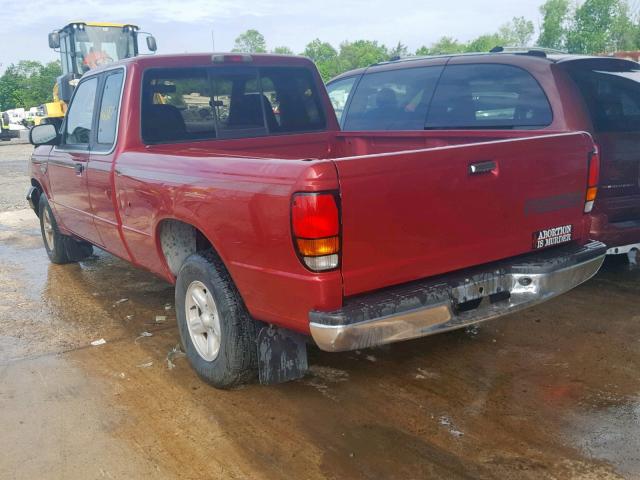 4F4CR16X8TTM14344 - 1996 MAZDA B4000 CAB RED photo 3