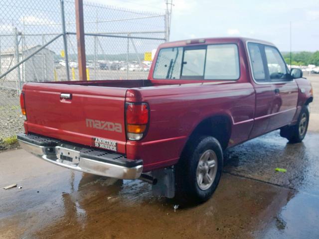 4F4CR16X8TTM14344 - 1996 MAZDA B4000 CAB RED photo 4