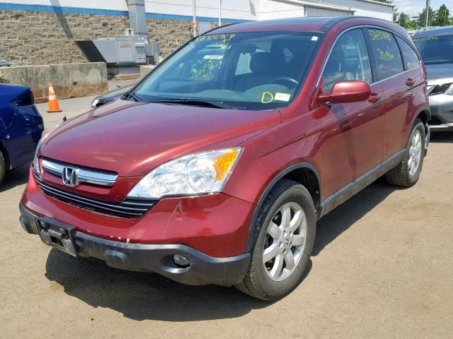 JHLRE48758C049998 - 2008 HONDA CR-V EXL RED photo 2