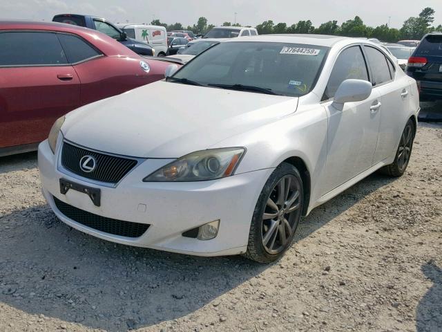 JTHBK262485061159 - 2008 LEXUS IS 250 WHITE photo 2