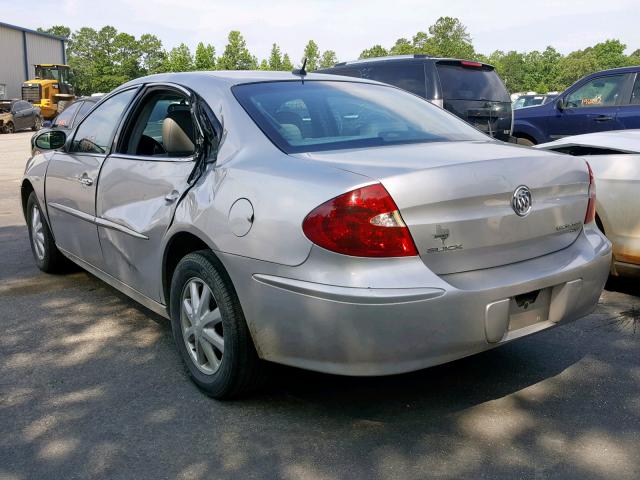 2G4WD582961178337 - 2006 BUICK LACROSSE C SILVER photo 3