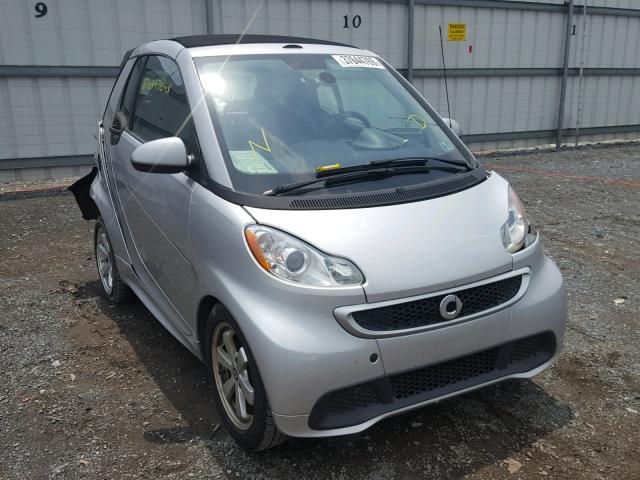 WMEEK3BA1DK653536 - 2013 SMART FORTWO PAS SILVER photo 1