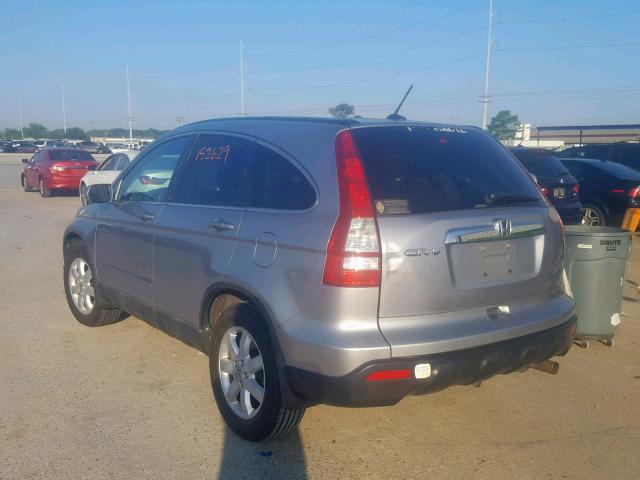 5J6RE48748L020189 - 2008 HONDA CR-V EXL SILVER photo 3