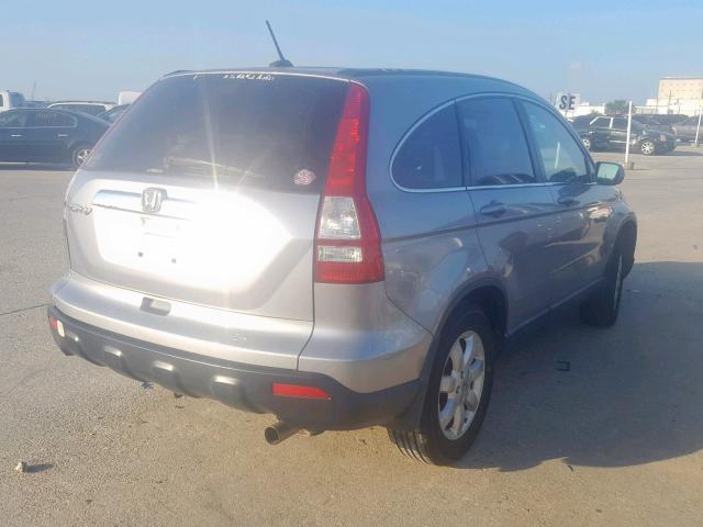 5J6RE48748L020189 - 2008 HONDA CR-V EXL SILVER photo 4