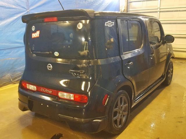 JN8AZ28R39T120125 - 2009 NISSAN CUBE BASE BLACK photo 4