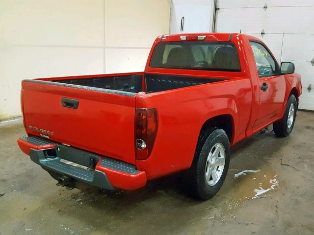 1GCCSCD98A8103459 - 2010 CHEVROLET COLORADO L RED photo 4
