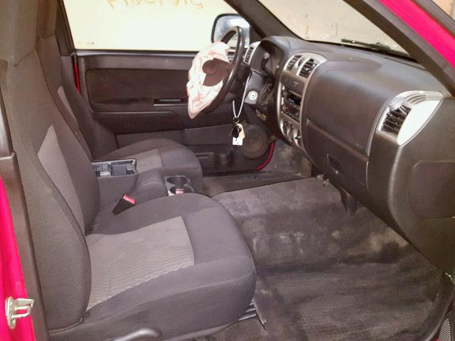 1GCCSCD98A8103459 - 2010 CHEVROLET COLORADO L RED photo 5