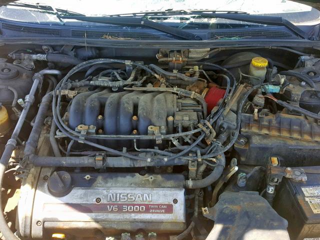 JN1CA31A51T106787 - 2001 NISSAN MAXIMA GXE GRAY photo 7