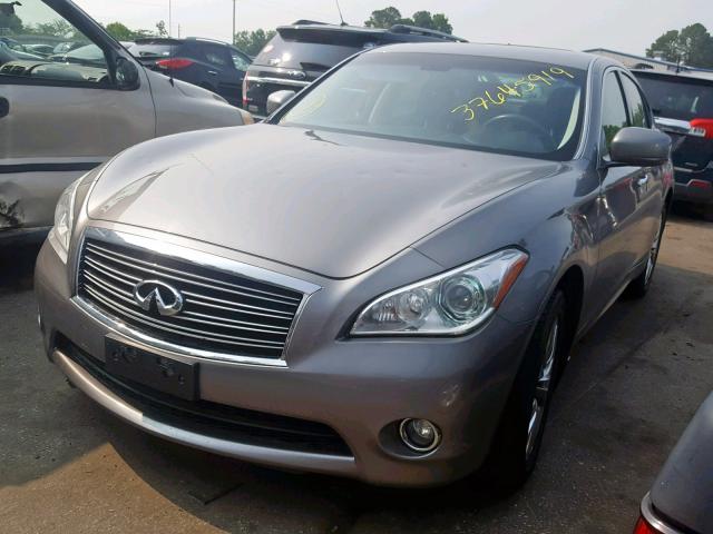 JN1BY1AR6CM392406 - 2012 INFINITI M37 X GRAY photo 2