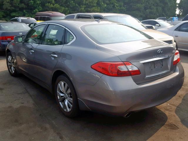 JN1BY1AR6CM392406 - 2012 INFINITI M37 X GRAY photo 3