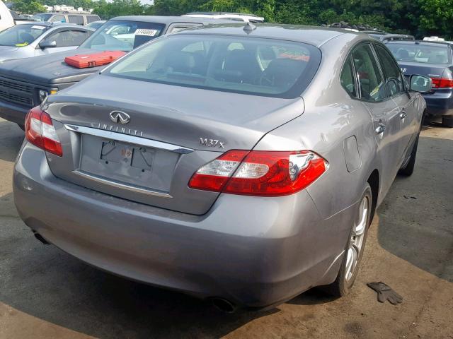 JN1BY1AR6CM392406 - 2012 INFINITI M37 X GRAY photo 4