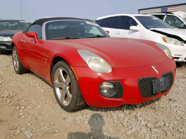 1G2MG35X17Y133094 - 2007 PONTIAC SOLSTICE G RED photo 1