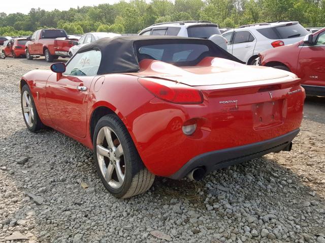 1G2MG35X17Y133094 - 2007 PONTIAC SOLSTICE G RED photo 3