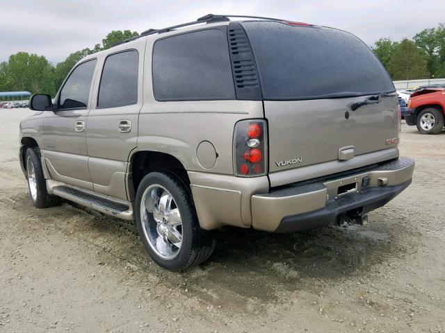 1GKEK63U03J318706 - 2003 GMC YUKON DENA GOLD photo 3