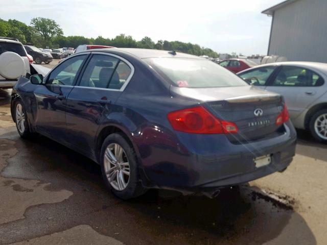 JN1CV6AR1BM353148 - 2011 INFINITI G37 BLACK photo 3