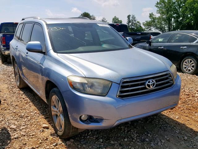 JTEDS43A582012521 - 2008 TOYOTA HIGHLANDER BLUE photo 1