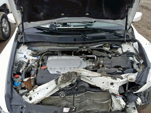 1HGCP3F86CA018381 - 2012 HONDA ACCORD EXL WHITE photo 7