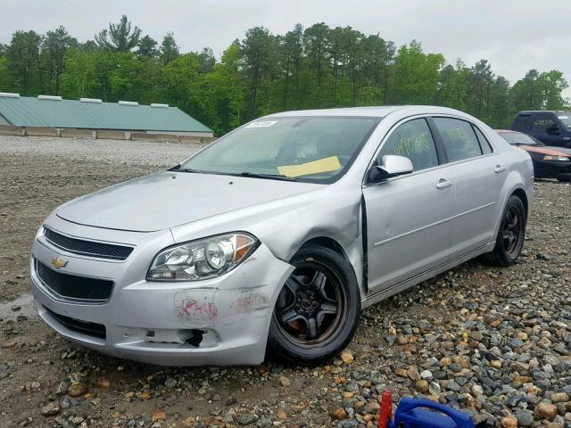 1G1ZH57B09F179289 - 2009 CHEVROLET MALIBU 1LT SILVER photo 2