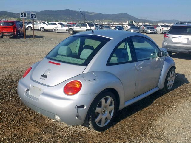 3VWCD21C73M433657 - 2003 VOLKSWAGEN NEW BEETLE ვერცხლისფერი ფოტო 4