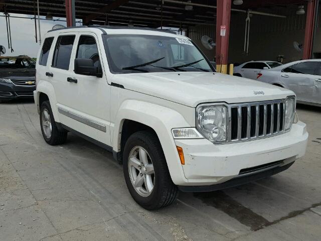 1J8GN58K78W203102 - 2008 JEEP LIBERTY LI WHITE photo 1