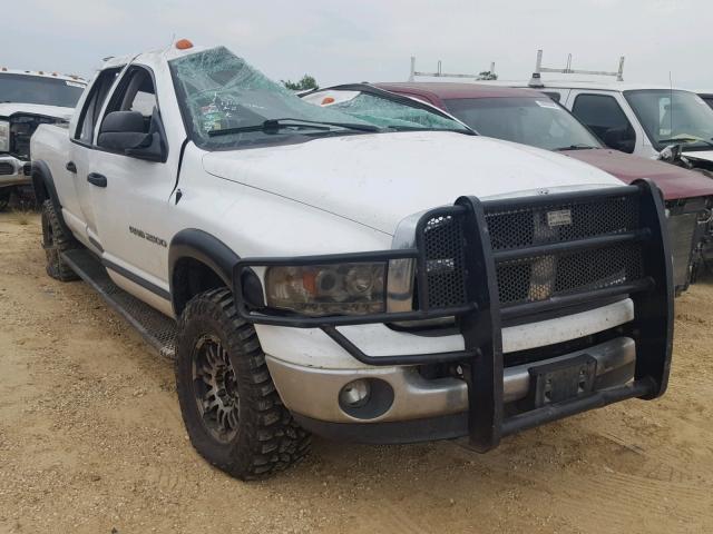 3D7KU28C73G835090 - 2003 DODGE RAM 2500 S WHITE photo 1