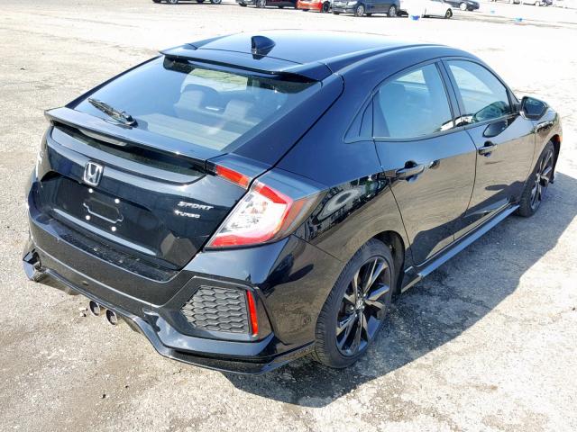 SHHFK7G41HU212181 - 2017 HONDA CIVIC SPOR BLACK photo 4