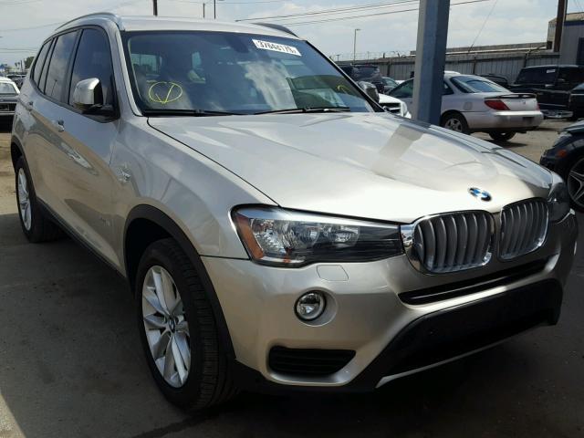 5UXWZ7C51H0U45146 - 2017 BMW X3 SDRIVE2 GOLD photo 1