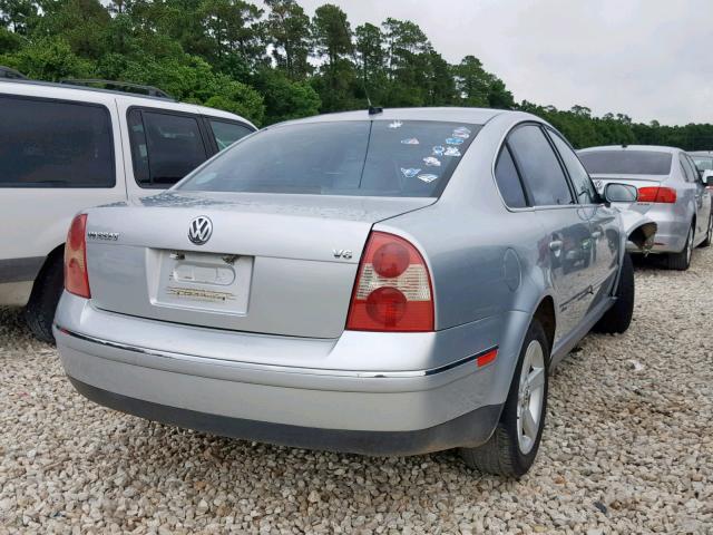 WVWRH63B44P094882 - 2004 VOLKSWAGEN PASSAT GLX SILVER photo 4