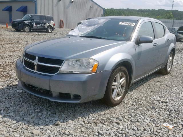 1B3CC1FBXAN216169 - 2010 DODGE AVENGER EX SILVER photo 2