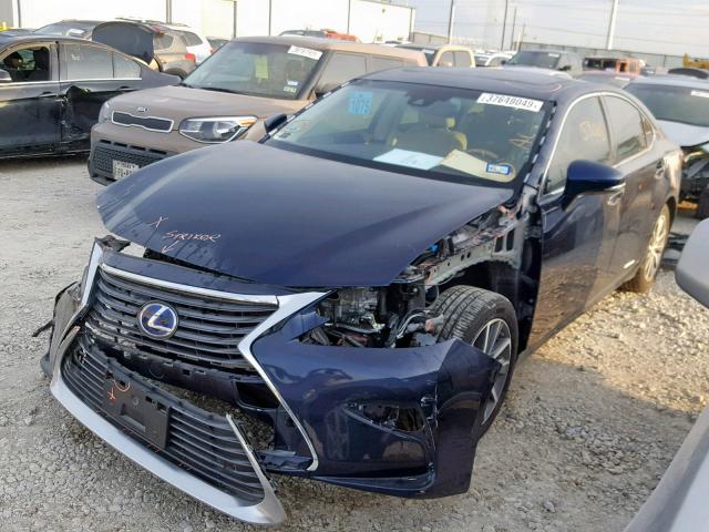 JTHBW1GG2G2117446 - 2016 LEXUS ES 300H BLUE photo 2