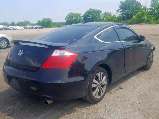 1HGCS12819A017141 - 2009 HONDA ACCORD EXL BLACK photo 4