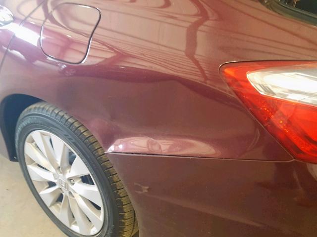 1HGCR3F85DA020277 - 2013 HONDA ACCORD EXL BURGUNDY photo 9