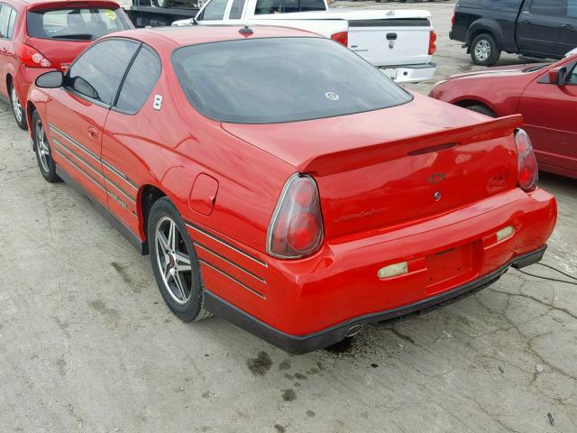2G1WZ121X49338246 - 2004 CHEVROLET MONTE CARL 红色 照片 3