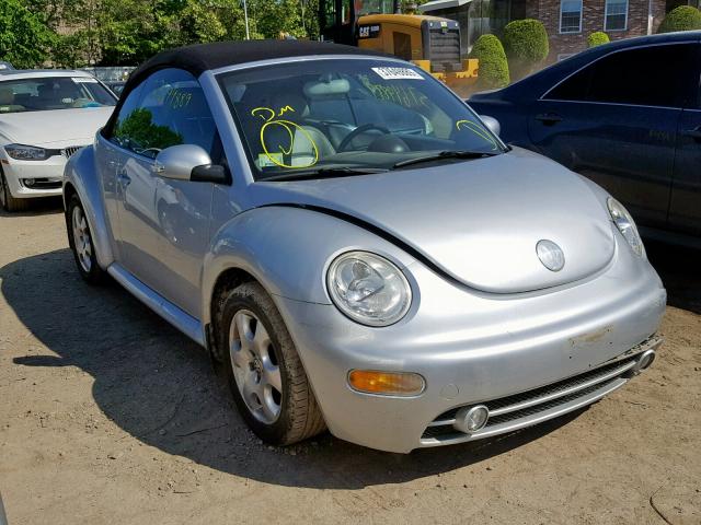 3VWCK21Y83M317725 - 2003 VOLKSWAGEN NEW BEETLE ნაცრისფერი ფოტო 1