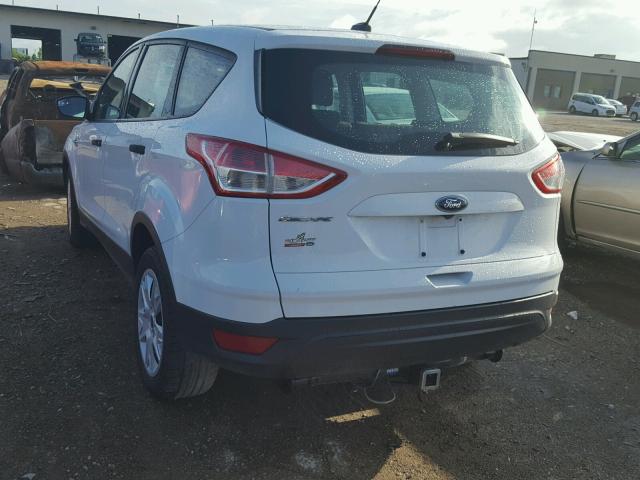 1FMCU0F79EUD06759 - 2014 FORD ESCAPE S WHITE photo 3