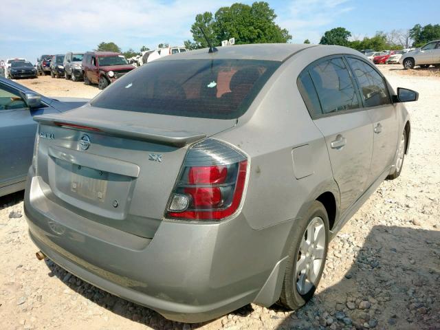 3N1AB6AP5AL707597 - 2010 NISSAN SENTRA 2.0 GRAY photo 4