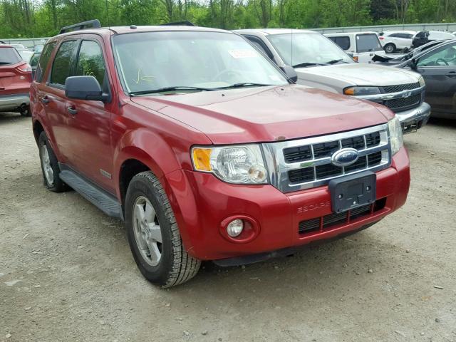 1FMCU93Z38KC80198 - 2008 FORD ESCAPE XLT RED photo 1