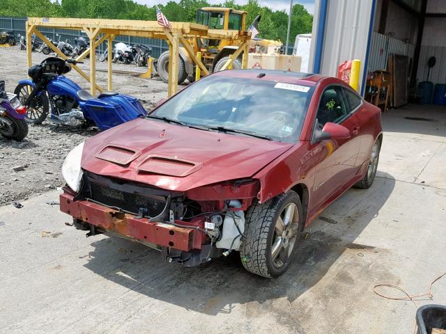 1G2ZM177984195805 - 2008 PONTIAC G6 GXP RED photo 2