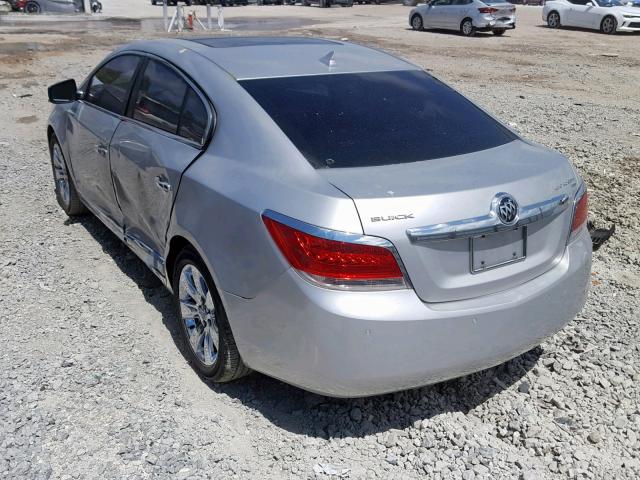 1G4GC5EG8AF315972 - 2010 BUICK LACROSSE C SILVER photo 3