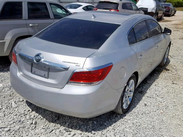 1G4GC5EG8AF315972 - 2010 BUICK LACROSSE C SILVER photo 4