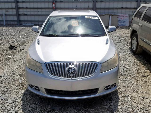 1G4GC5EG8AF315972 - 2010 BUICK LACROSSE C SILVER photo 9