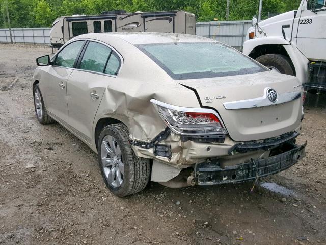 1G4GD5ED9BF383153 - 2011 BUICK LACROSSE C GOLD photo 3