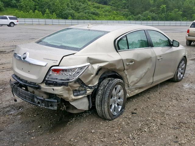 1G4GD5ED9BF383153 - 2011 BUICK LACROSSE C GOLD photo 4