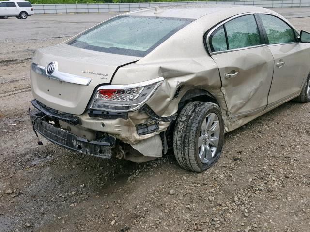 1G4GD5ED9BF383153 - 2011 BUICK LACROSSE C GOLD photo 9