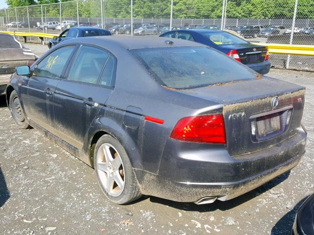 19UUA66246A008049 - 2006 ACURA 3.2TL BLUE photo 3