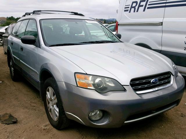 4S4BP61C456316923 - 2005 SUBARU LEGACY OUT GRAY photo 1